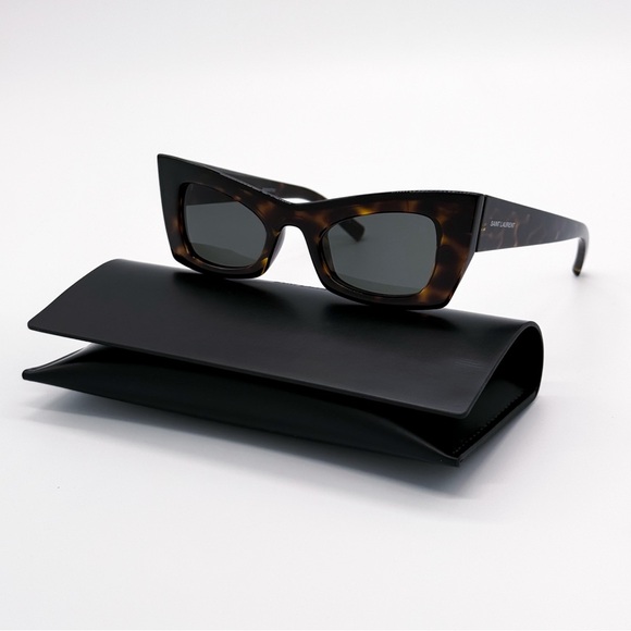 NEW SAINT LAURENT SL702 002 WOMEN SUNGLASSES SAINT LAURENT SL 702 - Picture 1 of 10